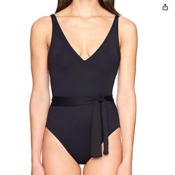 La Blanca Other - NWT La Blanca Island Goddess V-Front Robe Tie One Piece Swimsuit (M)